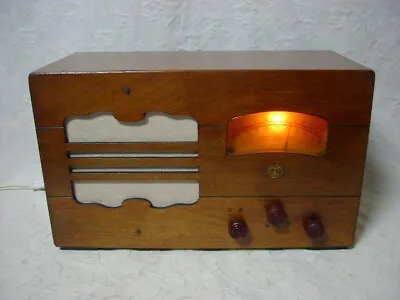 Old Vacuum Tube Radio Made By Nanaora Electrical Cultural Object Working JAPAN • $318.47