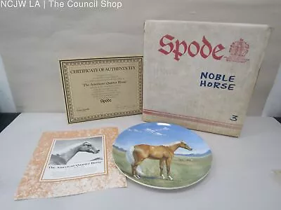 SPODE  The American Quarter Horse  Collectible Plate • $20