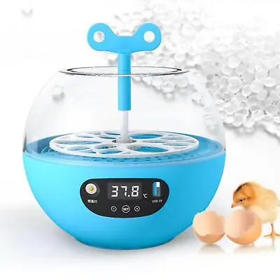 £30.18 • Buy Egg Incubator Egg Turner Tray 6 Eggs Temperature Control Egg Candler Hatching