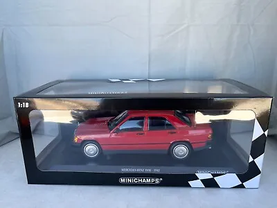 1/18 Minichamps 1982 Mercedes Benz 190e I Of 702 Red Nice Detail • $129.99