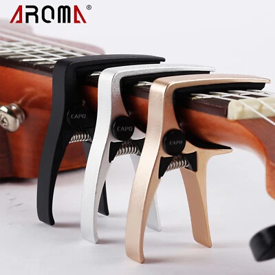 $14.88 • Buy Aroma AC-20U Ukulele Capo Zinc Alloy Capo Exclusive For Ukulele Metal Small