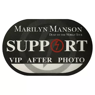 Marilyn Manson 1997 Antichrist Superstar Concert Tour Support Backstage Pass • $9.60