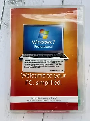 $29.99 • Buy MS Windows 7 Pro FULL 32 BIT Boxed CD/DVD With Product Key