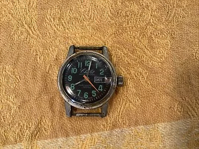 Chalet  Men’s Vintage Diver Dive Watch Switzerland Manual Wind For Parts • $19.99