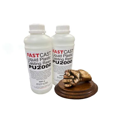 £23.10 • Buy Fast Cast Polyurethane Liquid Plastic Casting Resin - PU2000 1kg Kit