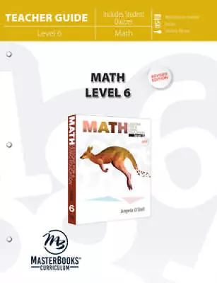Math Level 6 (Teacher Guide) (Math Lessons For A Living Education) - GOOD • $15.57