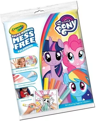 My Little Pony - Crayola Colour Wonder -  Colouring Book & Markers Mess Free • £6.49