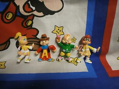 Lot Of 4 Vintage 1983 Alvin & The Chipmunks Figures Toys RARE • $14.99