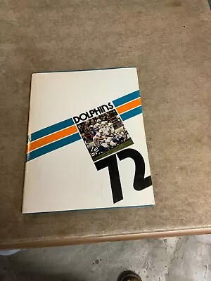MIAMI DOLPHINS 72 1972 Book Undefeated Season AFL/NFL Hard Cover Color Photos • $49.99