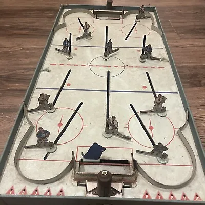 Vintage 1950’s NHL Power Play Hockey Game By Eagle Toys Toronto Vs. Blackhawks • $30