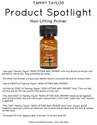 Tammy Taylor  Nails  - Nail Acrylic System Non Lifting Primer  0.5oz/15ml  • $21.95