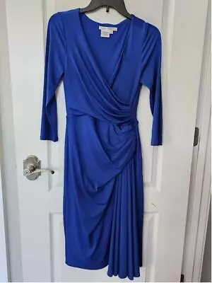 MAGGY LONDON Royal Blue Dress Size 4 • $25.73