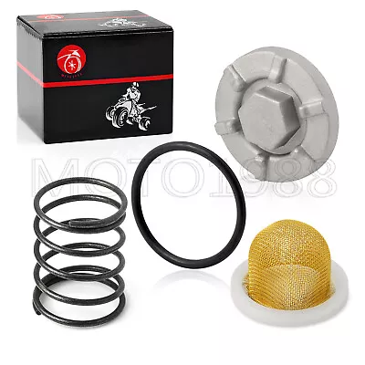 Oil Drain Plug & OIL STRAINER Spring O-RING For YAMAHA Grizzly 400 450 600 98-14 • $15.99
