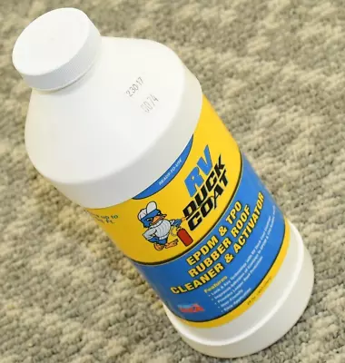 RV Duck Coat EPDM & TPO Rubber Roof Cleaner (29 Oz) - FAST SHIPPING • $24.88