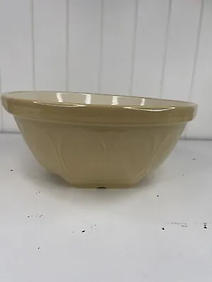 Vintage Cloverleaf T.G. Green 120oz Pottery Mixing Bowl Tilt Stand England Furio • $46