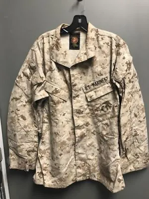 USMC-Marine-Uniform-Combat-Digital Desert-Marpat-Jacket-Blouse • $17.50