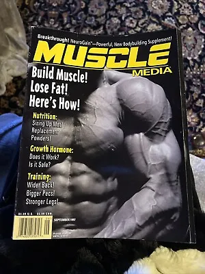 MUSCLE MEDIA Bodybuilding Magazine 9-97 (New) • $12.99