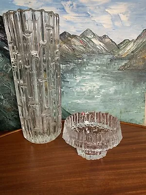 Vtg Iittala Finland Stellaria TeaLight Votive Candle Holder Tapio Wirkkala Glass • £9.99