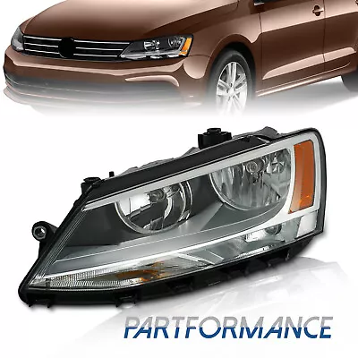 For 2011-2018 Volkswagen Jetta MK6 Left Driver Side Halogen Headlight Headlamp • $58.99