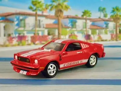 2nd Gen 1976 - 1978 Ford Mustang Cobra II 302 V8 1/64 Scale Limited Edition V • $24.99