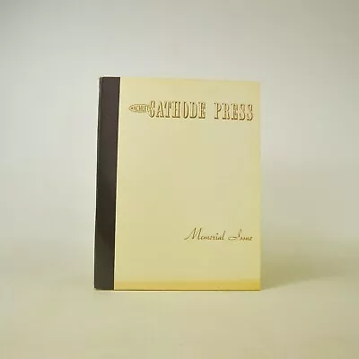 Machlett Cathode Press Memorial Issue Machlett Laboratories Inc. VGC 1950s • $149.99