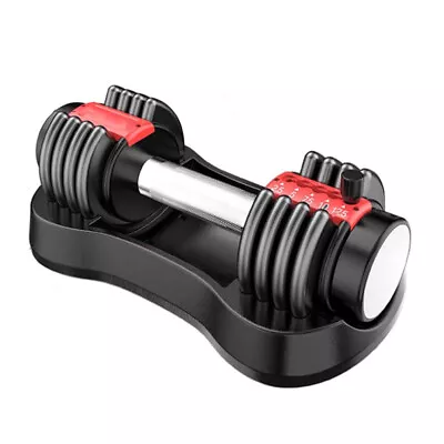$88.20 • Buy 1PCS 5.5/11 KG Adjustable Dumbbell Home Gym Exercise Weight Fitness 12.5/25 LBS