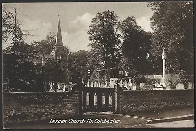 ESSEX Lexden Church Near Colchester   POSTCARD • £2.50