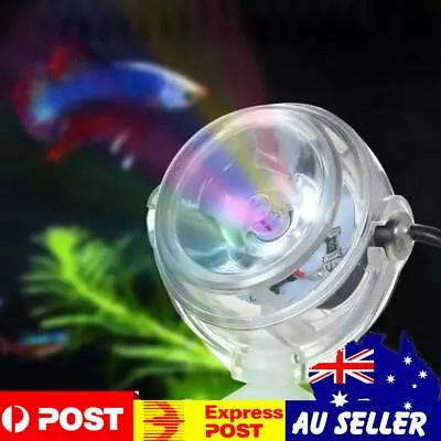 Mini Waterproof Aquarium LED Spotlight Fish Tank Underwater Lamp (Colorful • $11.69