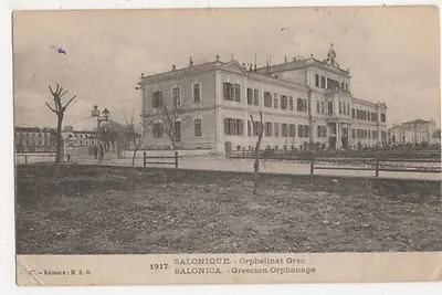 Salonica Greecian Orphanage 1917 Postcard B421 • £2.97