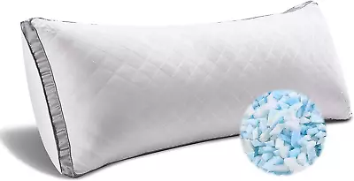 Memory Foam Body Pillow -Fluffy Body Pillows For Adults -Large Long Bed Pillows  • $37.99