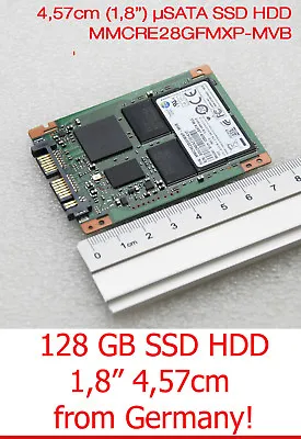 £92.75 • Buy 128GB SSD 1,8   4,57cm HDD Hard Drive Μsata Micro SATA MMCRE28GFMXPMVB Slim MM