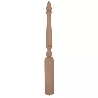 EVERMARK Newel Post 60 X3-1/2  Solid Core Hardwood Stainable Red Oak Unfinished • $104.12