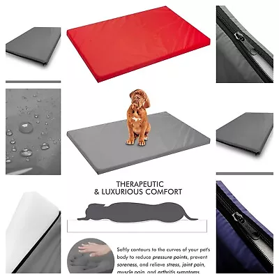 £14.88 • Buy Waterproof Mattress For Dogs Cage Crate Mat Pet Dog Cat Bed Pad Washable Cover