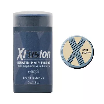 XFusion Light Blonde Hair Fibers 0.11oz W/Free Nail File • $9.70