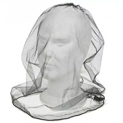 Over The Head Midge & Mosquito Mesh Net Protector Adjustable For Face And Neck • £2.99