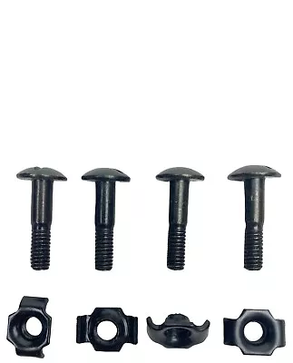 26mm ECH W/ RAILS Etc HELMET HARDWARE SET 4-POINT CHINSTRAP SCREW BOLT & NUT 4pk • $11.99