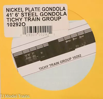 Tichy Train Group O #10292O Nickel Plate 41' 6  Steel Gondola  (Decal) • $5.40