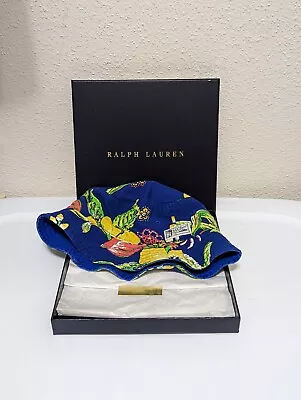 Polo Ralph Lauren Pony Reversible Bucket Hat Summer Beach Poolside With Gift Box • $47.85