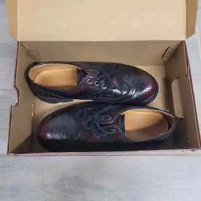 Men's Fluevog Loafers Red And Black Leather-Size 11M-Excellent Condition • $200