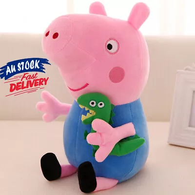 30cm Peppa Charact George Mummy Daddy Full Gifts Family Plush Soft Toys Pig • $25.85