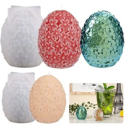 3D Egg Flower Silicone Mold Candle Mold DIY Candle Casting Soap Mold Candle Mold • £4.79