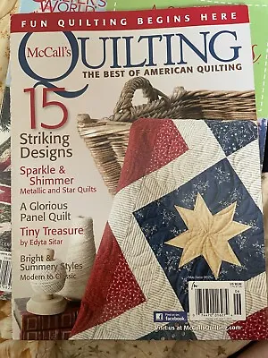 $8.99 • Buy McCalls Quilting ~ Best Of American Quilting May/June 2015 Magazine