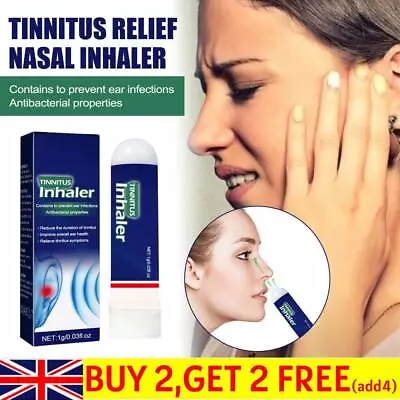 Echo Ease Tinnitus Inhaler Tinnitus Relief Tinnitus Patch Nasal Ease Inhaler • £4.75