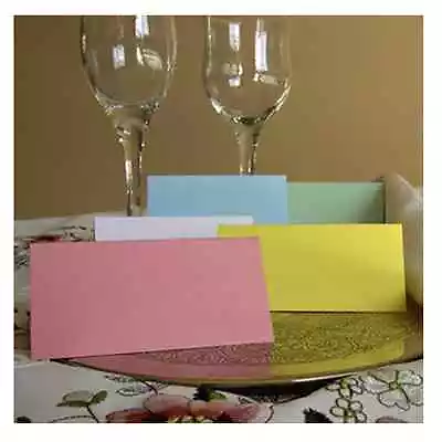 £2.66 • Buy Wedding Party Meal Table Place Setting Name Cards Birthday Anniversary Blank