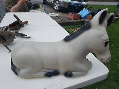 VTG General Foam Donkey Mule Burro Christmas Nativity Blow Mold Yard Decor 18  • $50