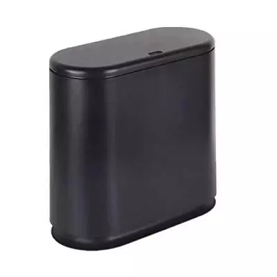 Plastic Trash Can With Press Top Lid3.2 Gallon /12 Liter Garbage CanBlack Mod... • $27.62