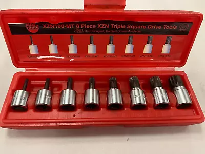 Mac Tools XZN100-MT 8pc XZN Triple Square Drive 3/8  Socket Set • $37