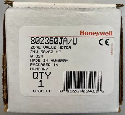 Honeywell 802360JA Zone Valve Motor 24V 50/60Hz 6in Lead For V8043/80434 HVAC • $34.50