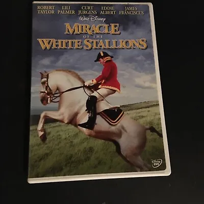 Miracle Of The White Stallions - Robert Taylor [1963 Disney Film] (DVD 2004) • $17