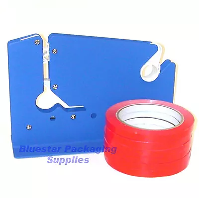 Metal Bag Neck Sealer & 6 Red 9mm Vinyl Tape • £19.64